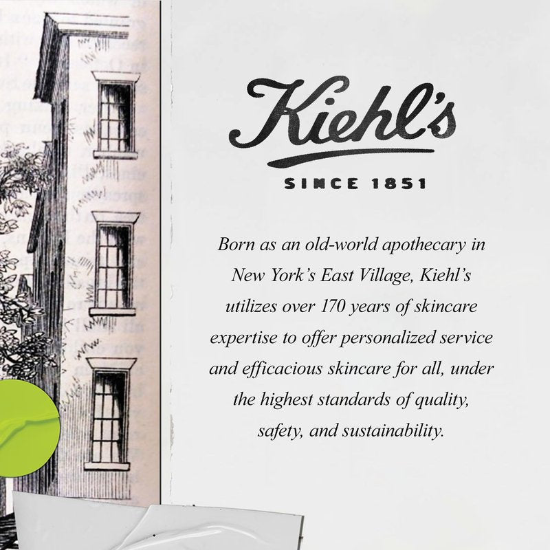 Kiehl's Rare Earth Pore Refining Tonic, Pore-Minimizing & Mattifying Face Toner, Reduces Enlarged Pores & Shine, Balances Skin, with Amazonian White Clay & Allantoin, Fragrance-Free - 8.4 fl oz