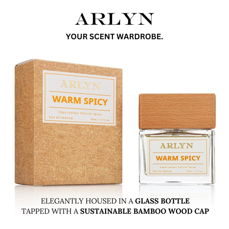 Warm Spicy Eau De Parfum | Long-Lasting Unisex Fragrance with Sandalwood, Vanilla & Cinnamon - 50ml / 1.7 oz