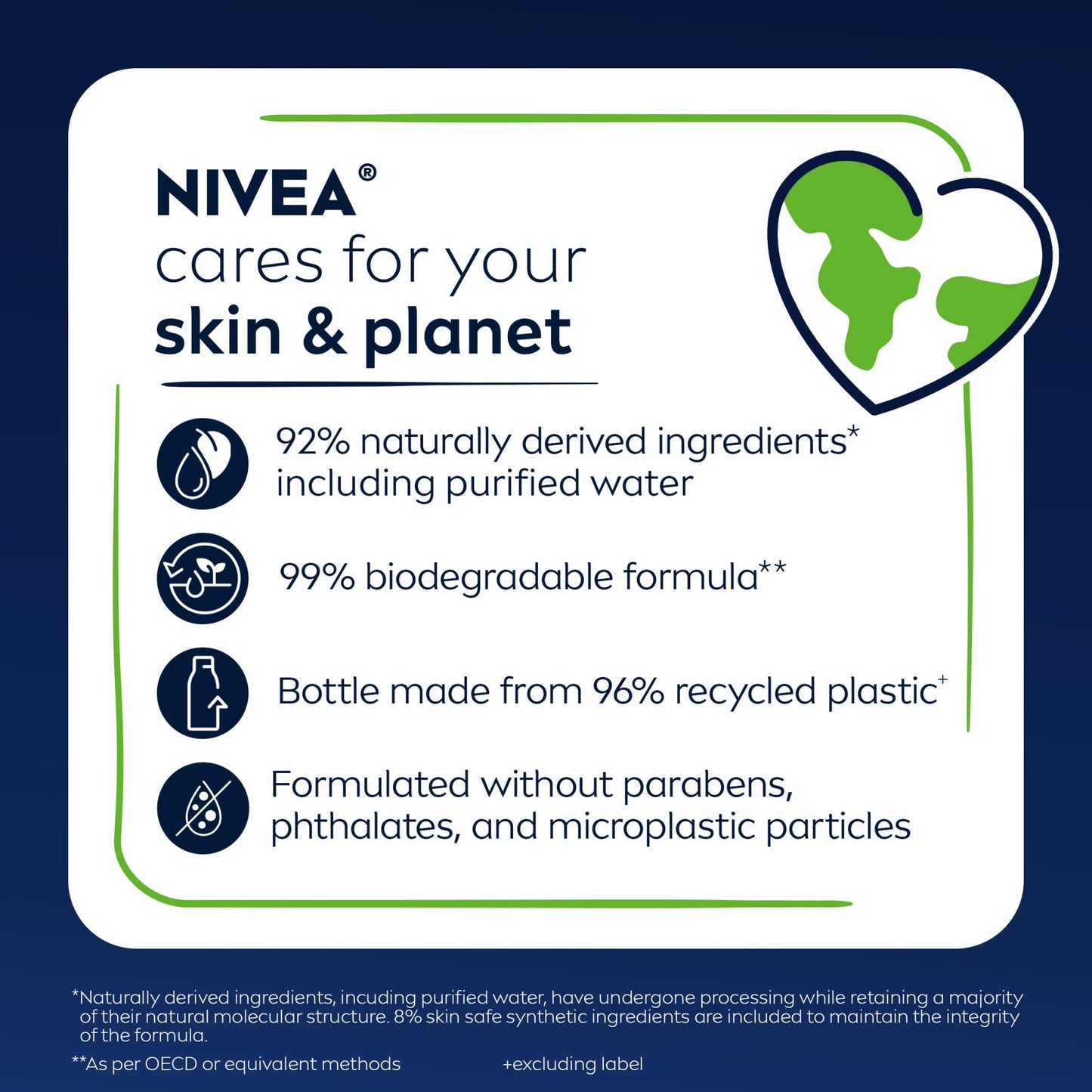 NIVEA MEN Sensitive Body Wash with Bamboo Extract, Moisturizing Body Wash for Sensitive Skin
