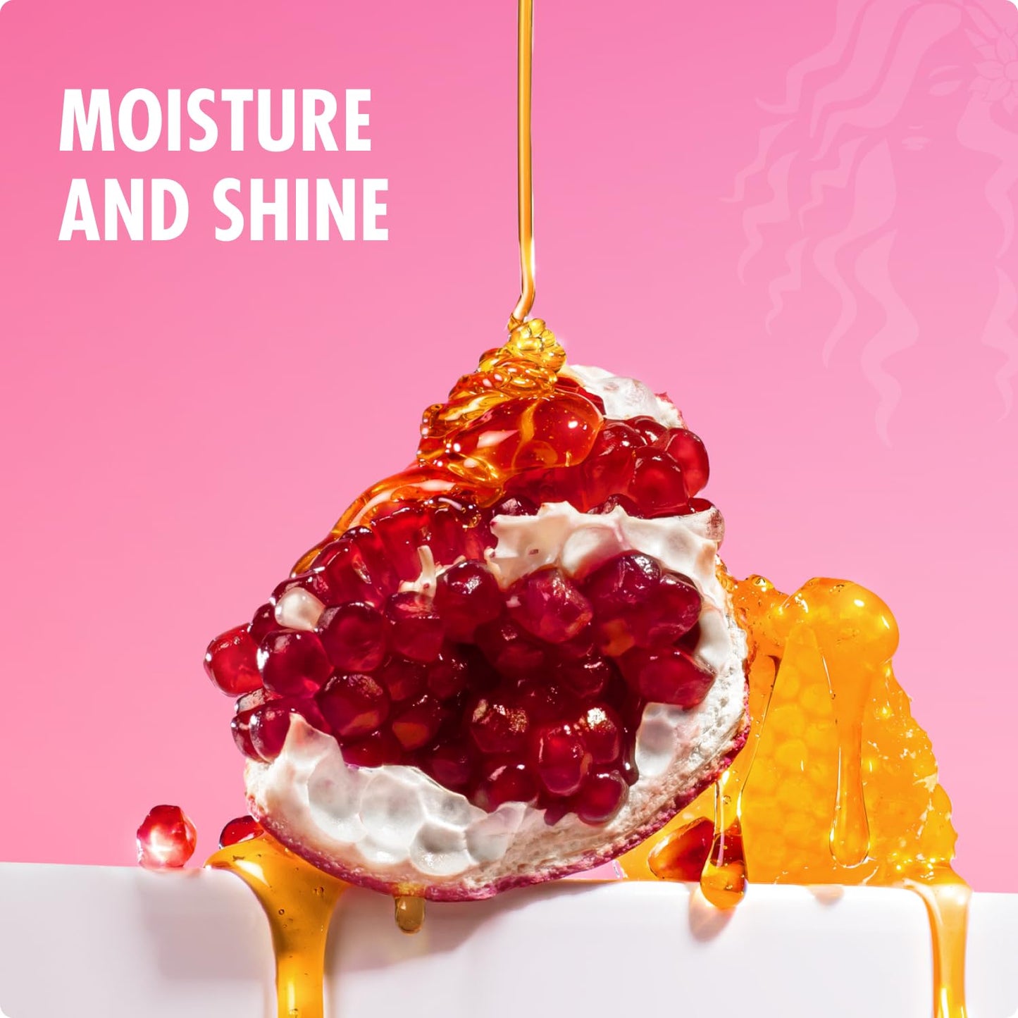 Mielle Organics Pomegranate & Honey Detangling Conditioner for Curly Hair - Deep Moisturizing Conditioner to Help Strengthen Strands, Prevents Breakage and Split Ends & Improves Hydration (32 Fl Oz)
