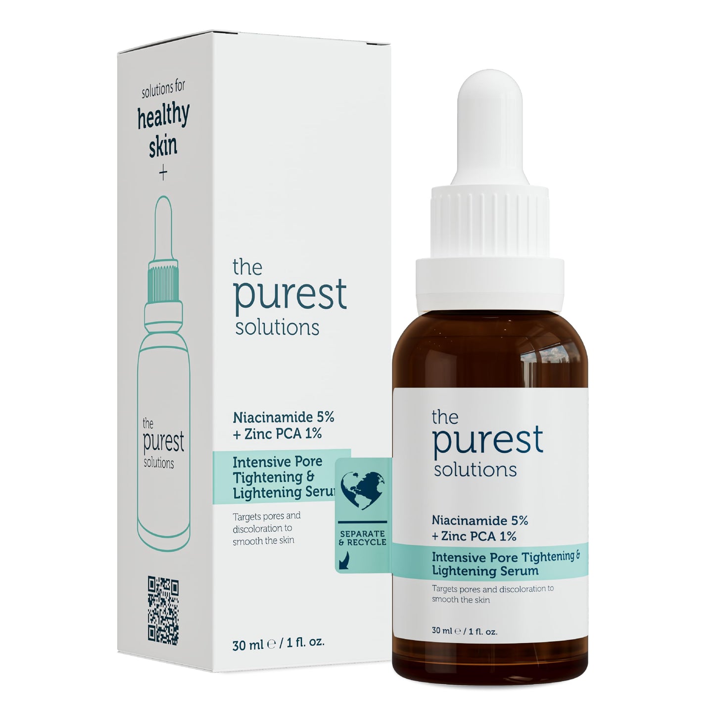 The Purest Solutions The Purest Solution Intensive Serum with Hyaluronic Acid, Salicylic Acid, Retinol Serum for Face - Vegan, Safe & Effective Pore Tightening Restoring, Niacinamide, Environmentally