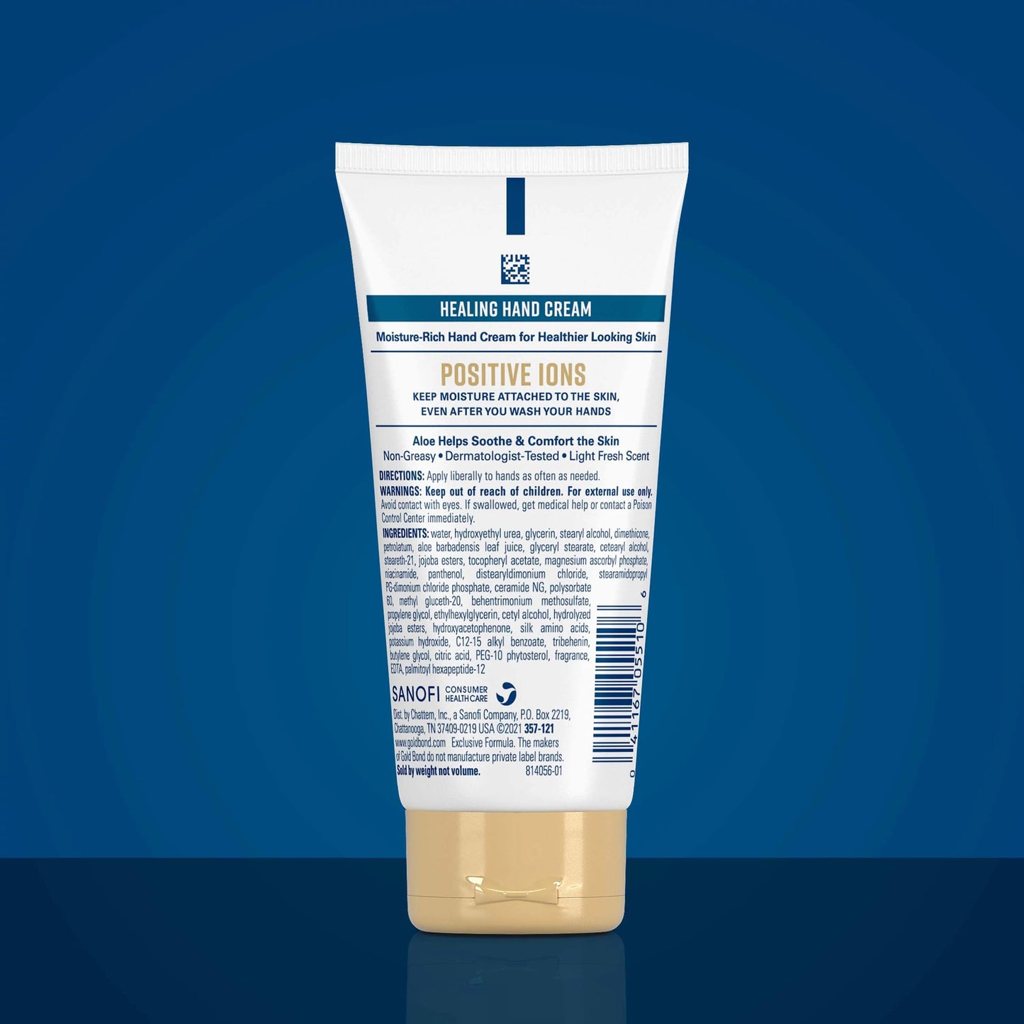 Gold Bond Healing Hand Cream, 3 oz., With Aloe, Moisture That Lasts Through Handwashing, Pack of 6