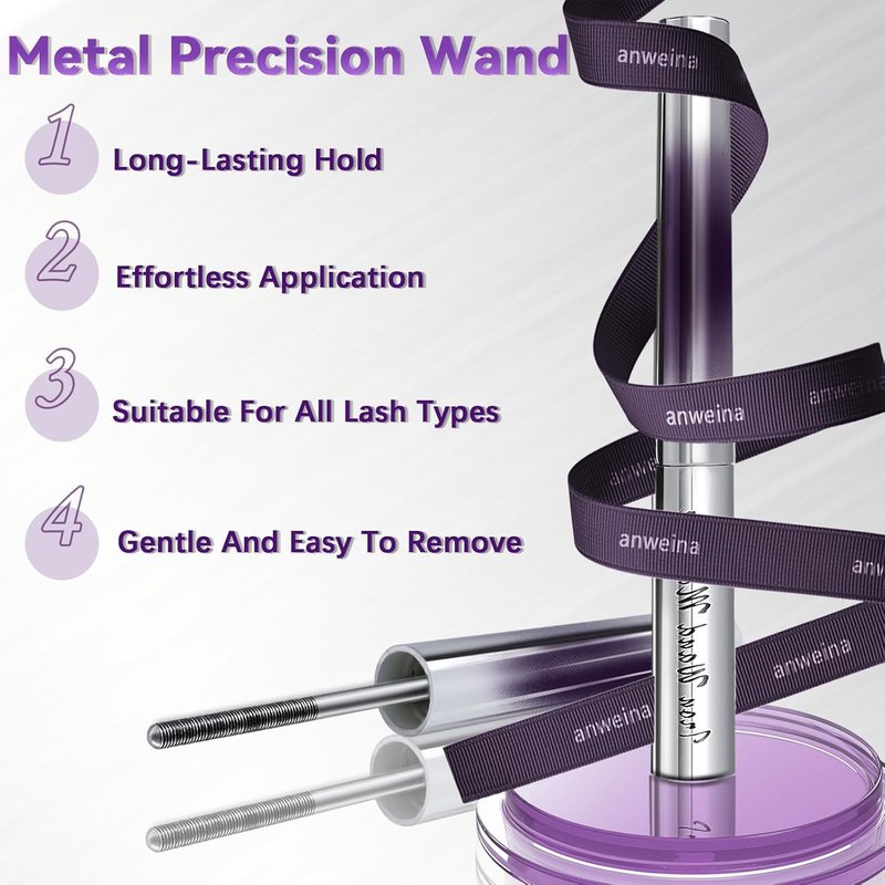 3D Curling Iron Wand Mascara - Waterproof, Long-Lasting, Smudge-Proof Formula | Thick, Clear Eyelashes (1 Pc)