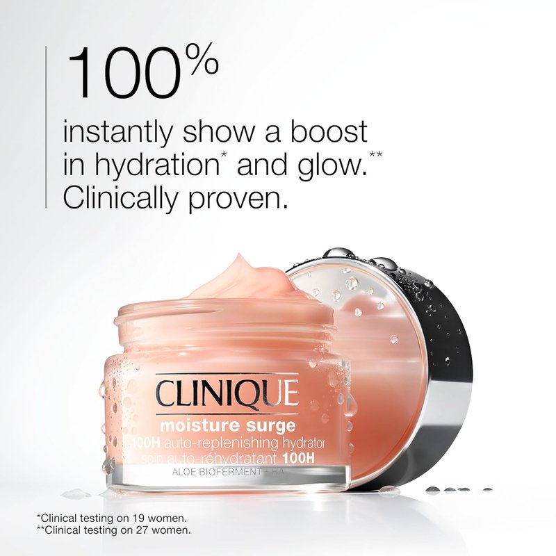Clinique Moisture Surge 100H Hydrator - Oil-Free Face Moisturizer with Hyaluronic Acid & Vitamins | All Skin Types