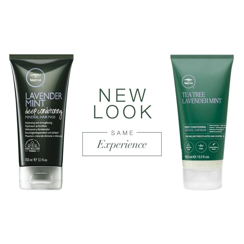 Tea Tree Lavender Mint Deep Conditioning Hair Mask - Hydrates & Strengthens Coarse, Dry Hair