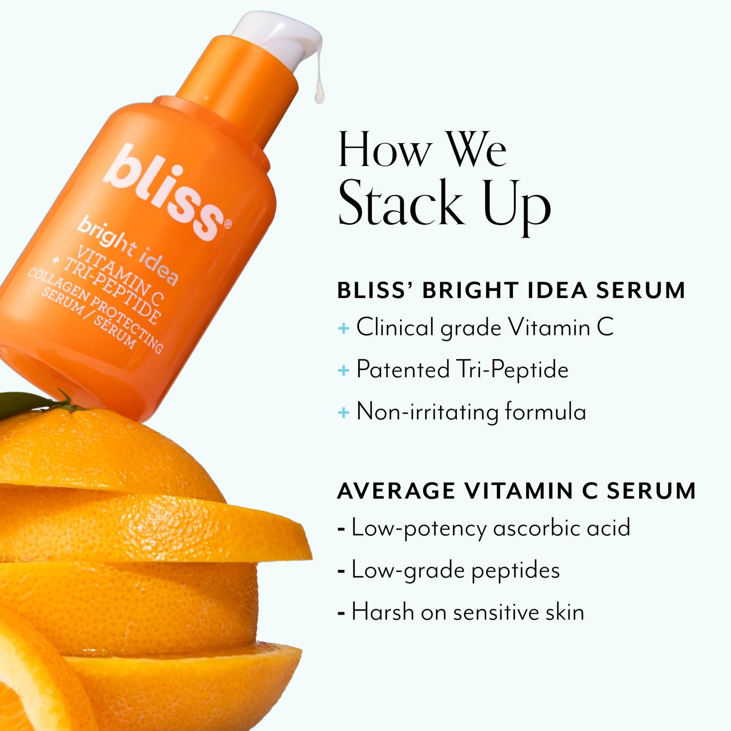 Bliss Bright & Balanced Skincare Trio: Vitamin C Serum, Niacinamide Toner & 2-in-1 Cleanser – Anti-Aging, Dark Spot Reduction, Pore Minimization – Clean, Vegan & Cruelty-Free