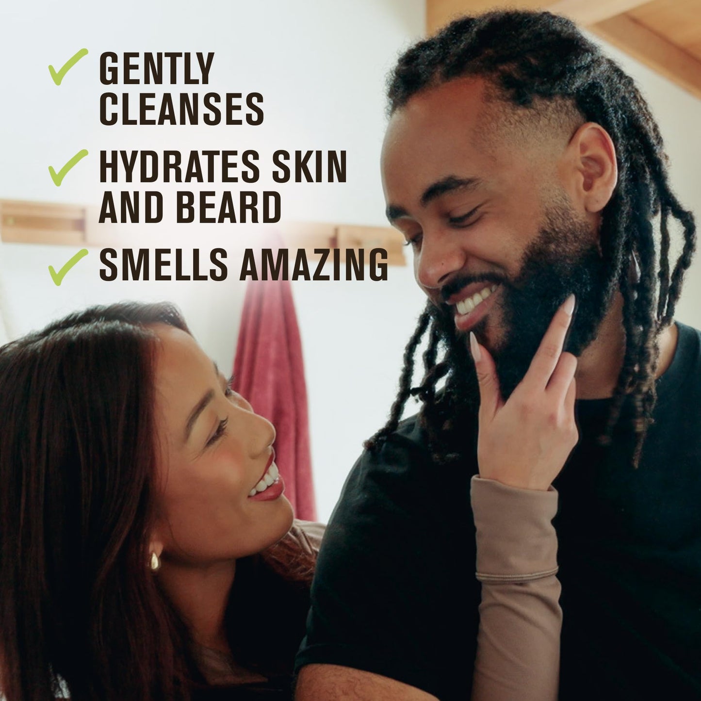 Every Man Jack Beard + Face Wash - Vanilla + Cedar Scent - Gently cleanse skin and soften beard - Made with Glycerin and Aloe - 6.7 fl. oz (2 Pack)