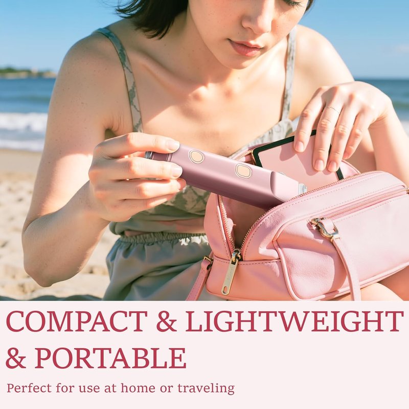Bikini Trimmer for Women - Electric Waterproof Razor with Dual Heads for Body & Pubic Hair Care