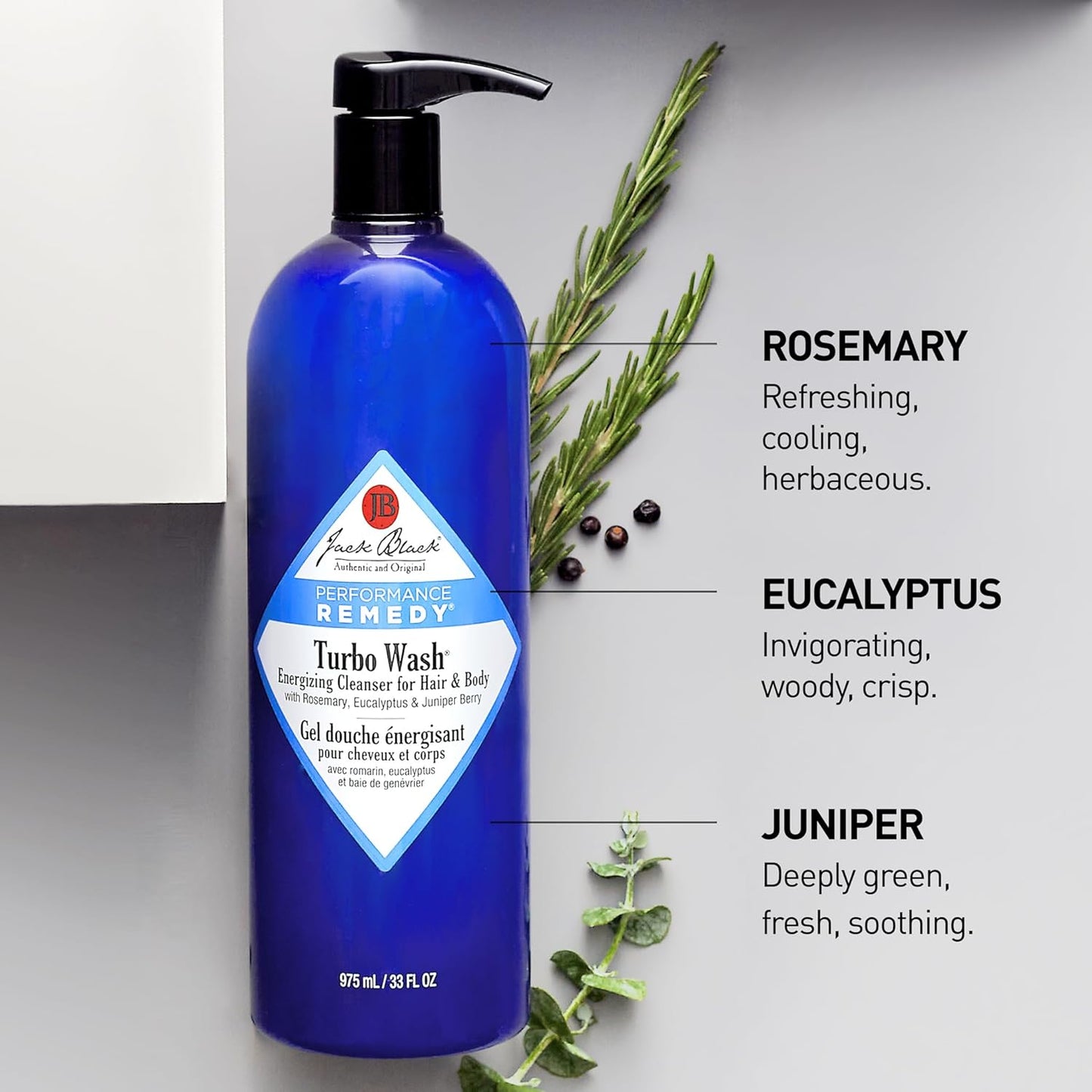 Jack Black Body & Hair Cleanser - Men's Body Wash & Shampoo | Sulfate-Free, Nourishing Formula