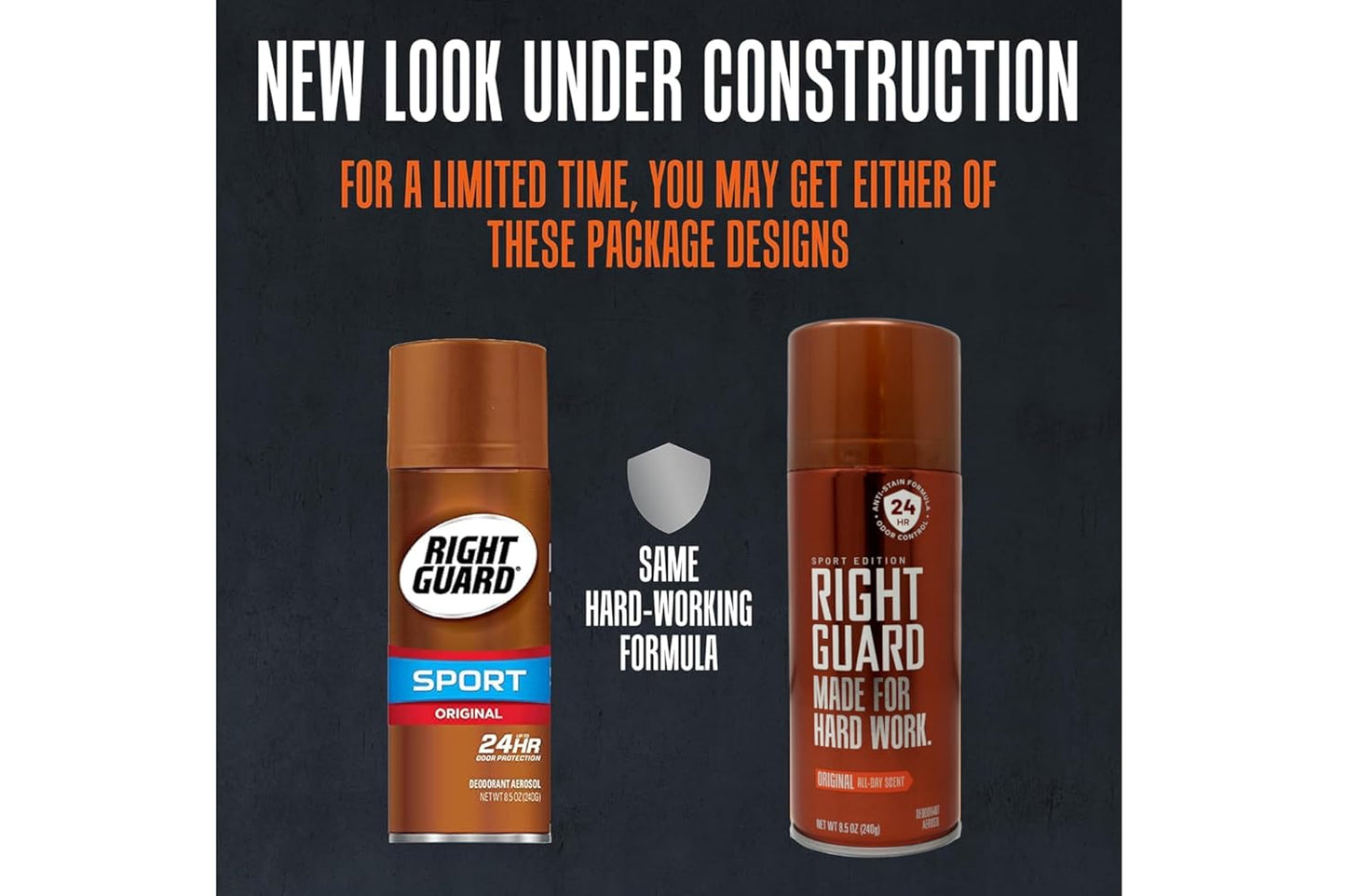 Right Guard Sport Deodorant - Original Aerosol Spray 8.5 oz | Pack of 5