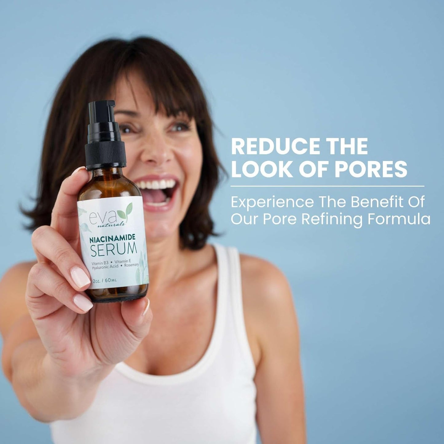 Niacinamide 5% Serum for Face - B3 Pore Minimizer & Acne Treatment with Hyaluronic Acid | 2oz Hydrating Formula