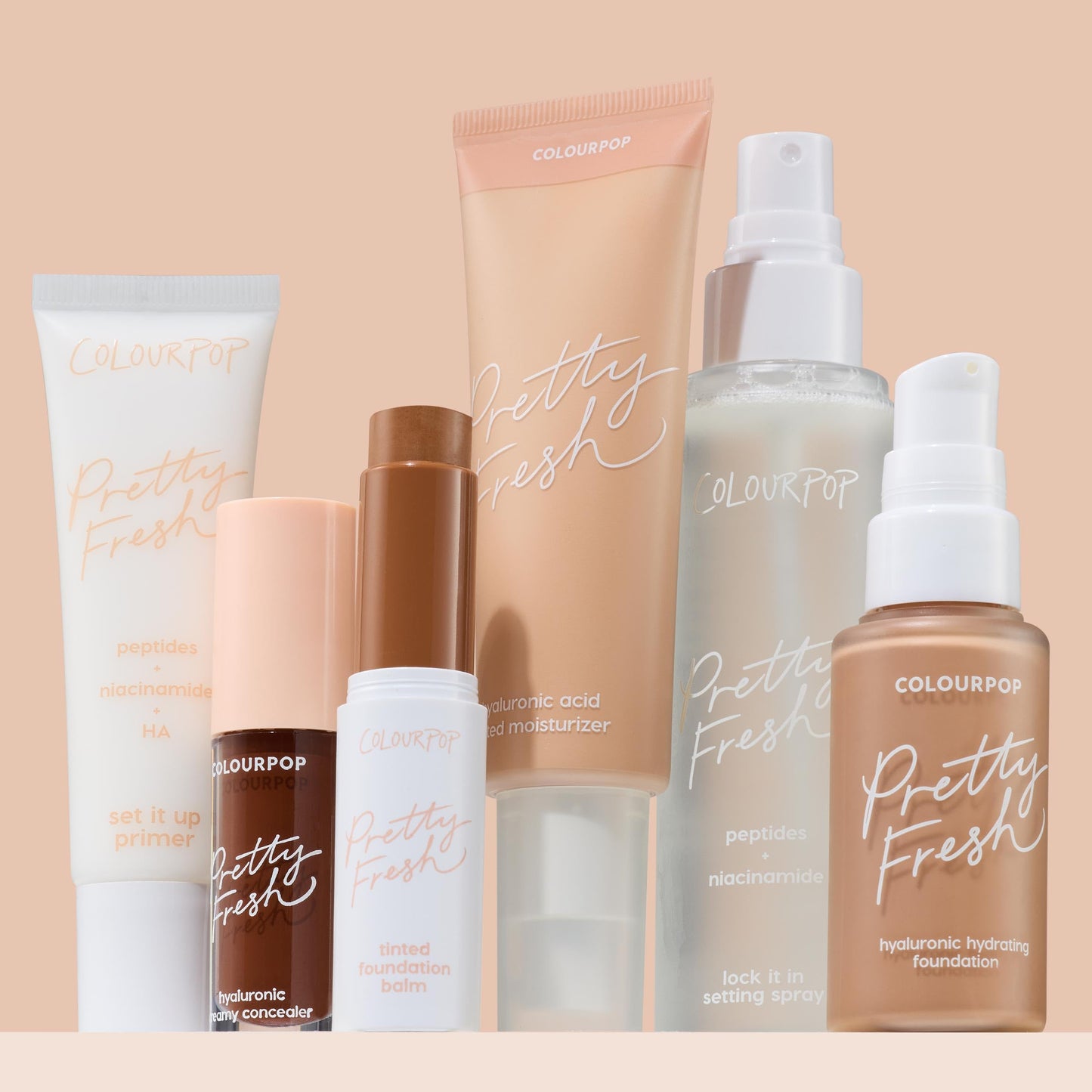 ColourPop Pretty Fresh Tinted Moisturizer - Hydrating Skin Tint with Lightweight Coverage - Formulated with Hyaluronic Acid & Coconut Water for Healthy-Looking Skin - Fair 4N (1.45 oz)