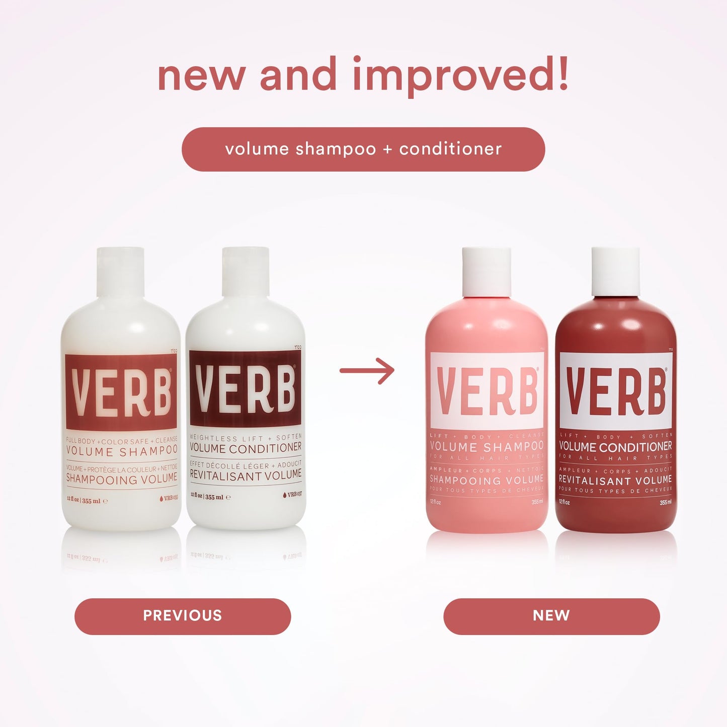 VERB Volume Conditioner - Softens, Detangles + Lifts Flat Hair- Sulfate, Paraben and Gluten Free