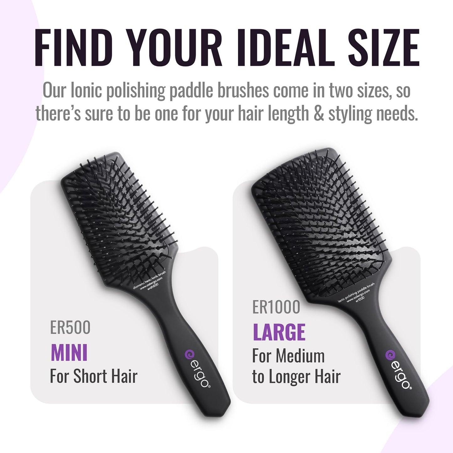 ERGO Professional Ionic Polishing Paddle Brush