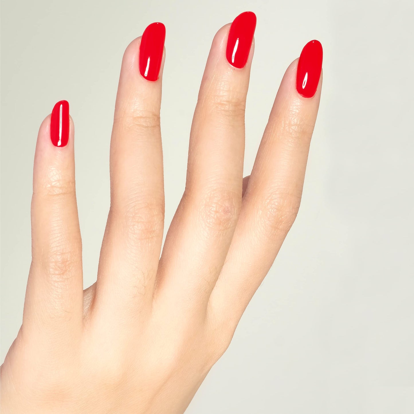 DND Gel Polish Set - 1 each of Red Gel Polish and Red Nail Polish, 430 Ferrari Red, 0.5 Fl Oz