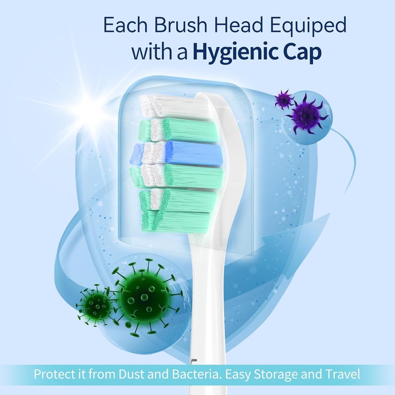 Replacement Toothbrush Heads for Philips Sonicare - 10 Pack Compatible Refills