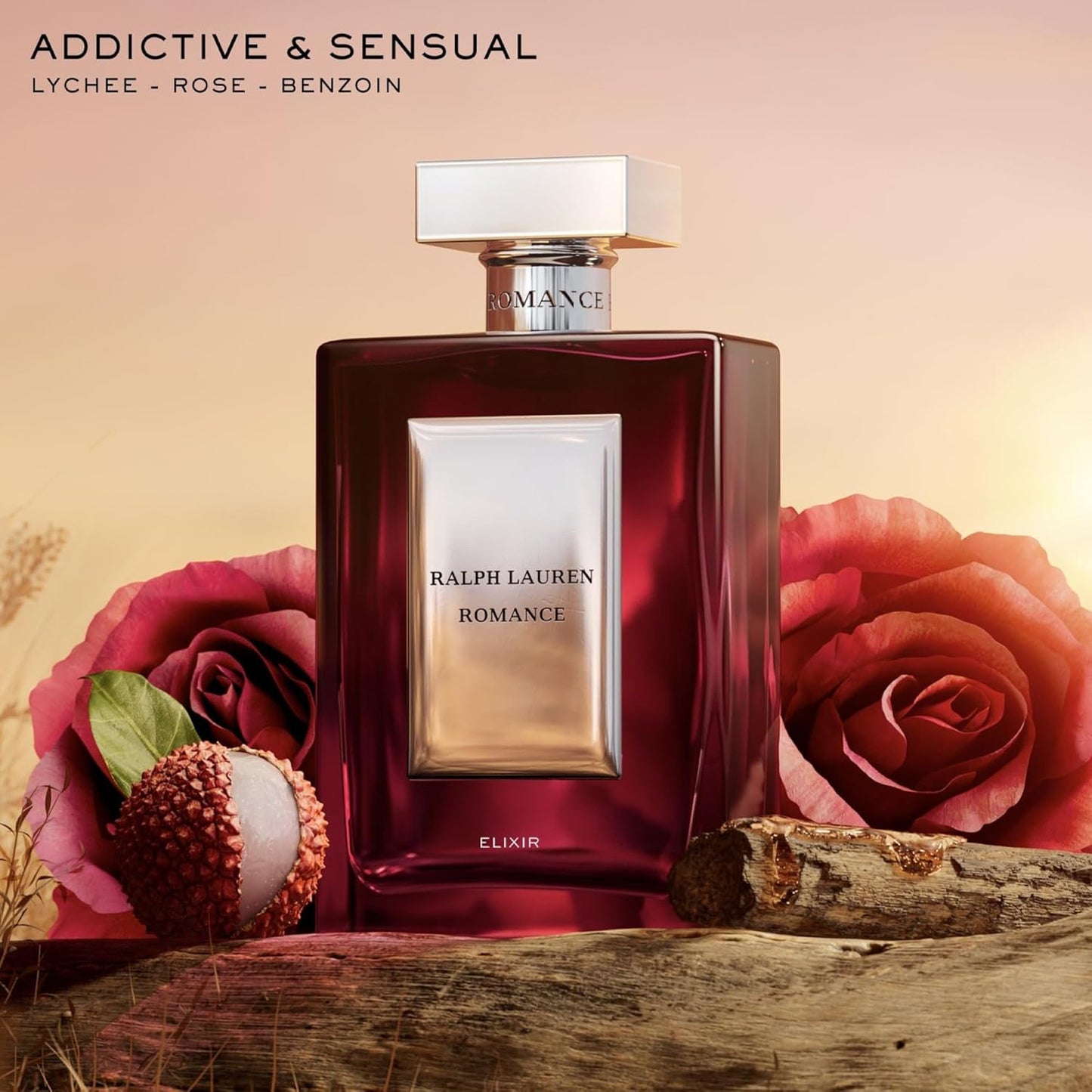 Ralph Lauren Fragrances - Romance Elixir Eau de Parfum for Women - Warm & Sweet Gourmand Scent with Lychee, Rose & Benzoin