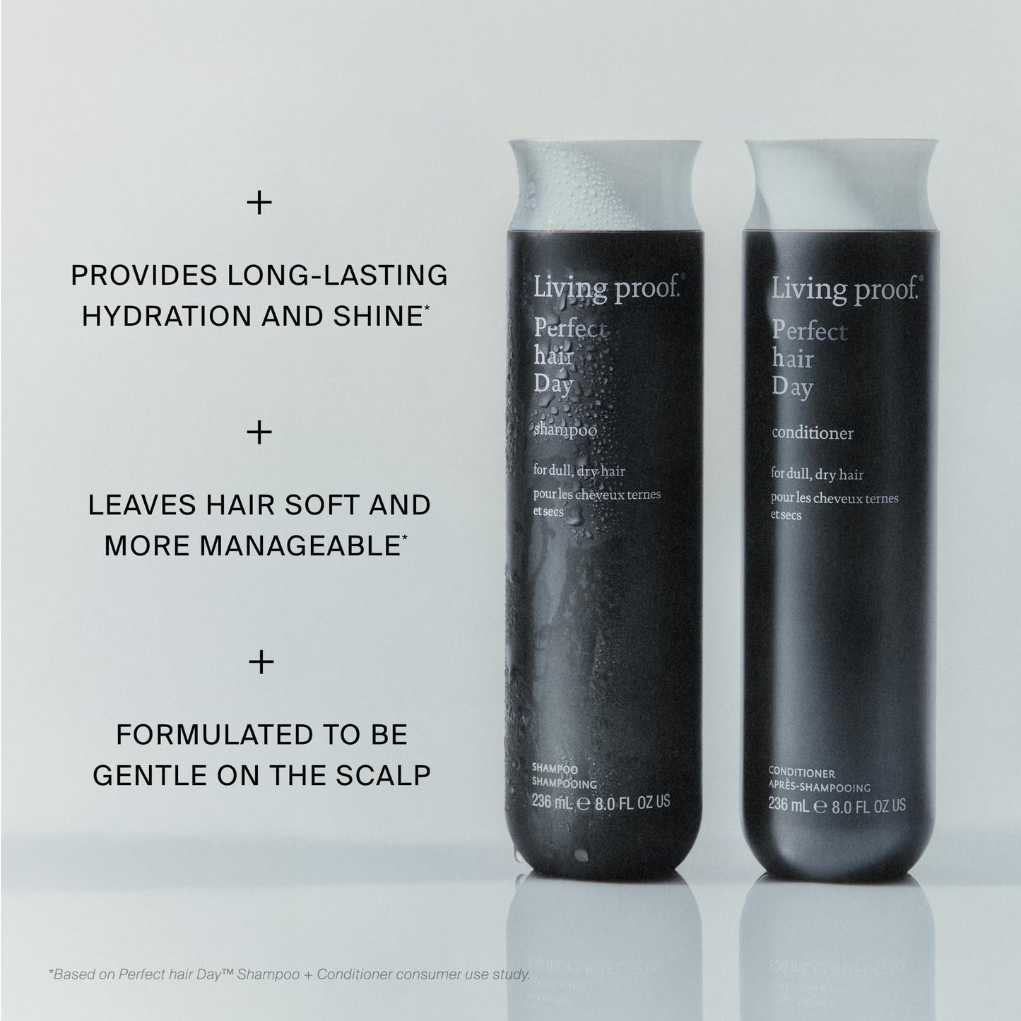 Living Proof Perfect hair Day Shampoo & Conditioner Duo, Hydrating Shampoo & Conditioner for Women, Gently Cleansing & Enhances Shine