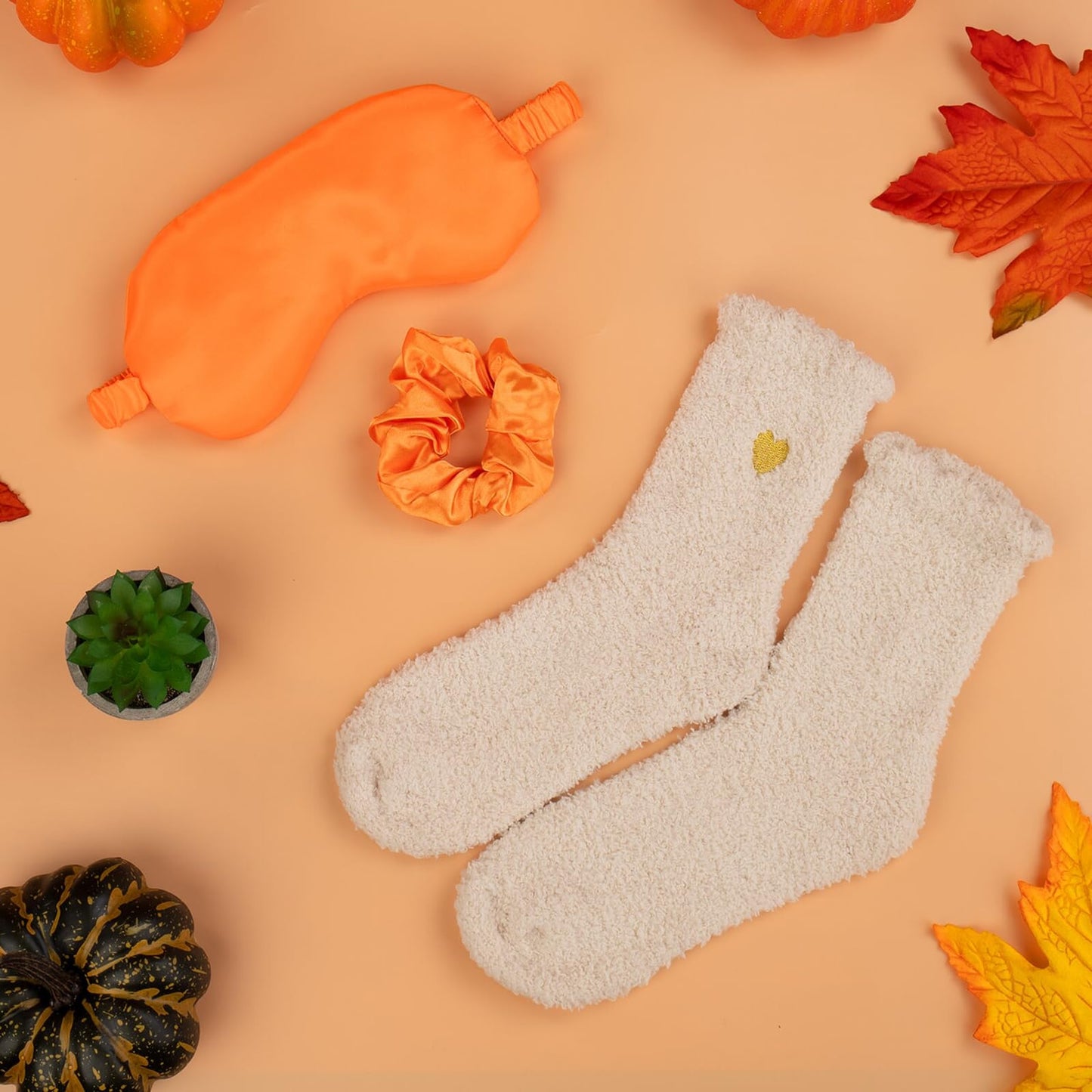 Care Package For Women, Fall Gift Baskets, Self Care Gifts for Women, Get Well Soon, Orange Fall Themed Gifts for Woman, Relaxation Spa Gift Baskets, Thinking of You Birthday Gift