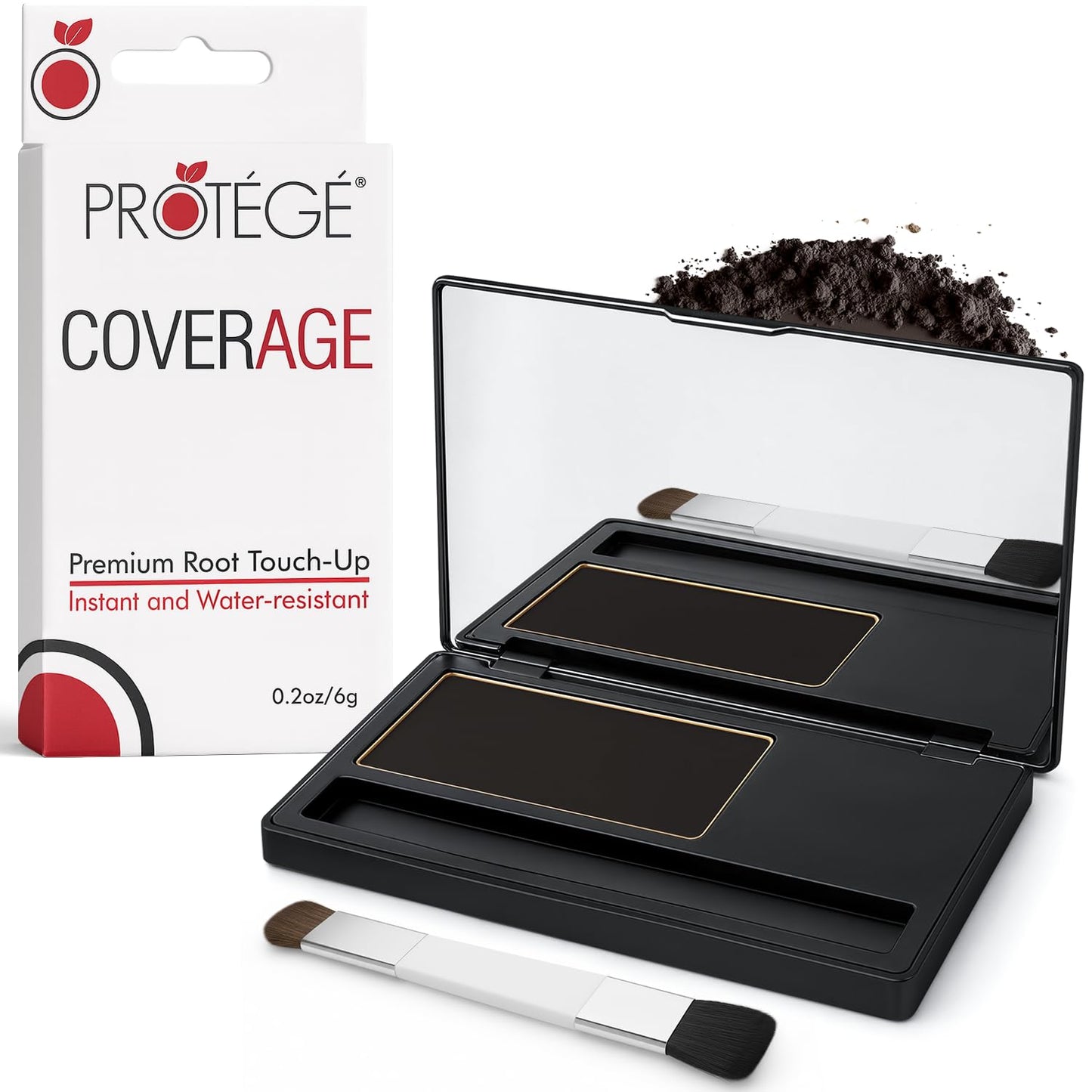 Premium Root Touch Up - CoverAge - Instant Temporary Root Concealer to Cover Up Roots and Grays Between Salon Trips - Water Resistant - Color Roots like Magic Without Spray