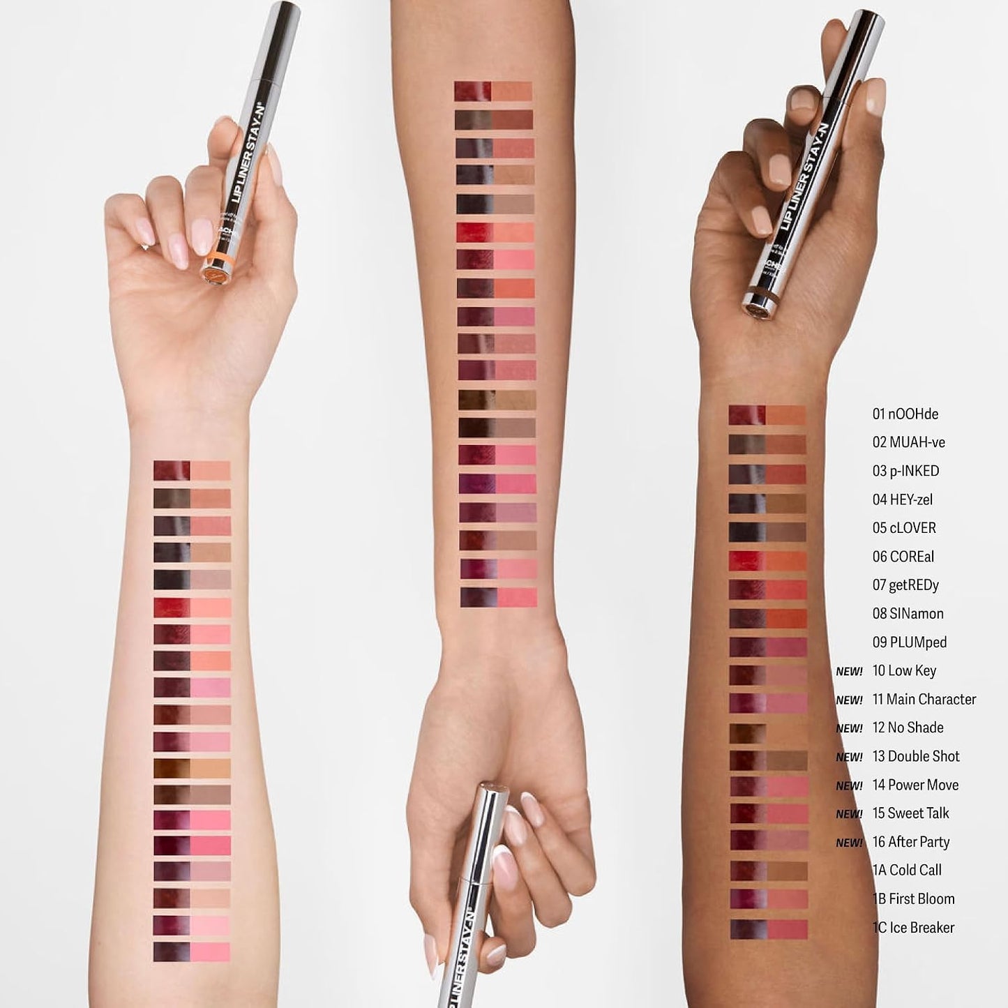 Sacheu Lip Liner STAY-N Peel Off Lip Stain — Long Lasting Waterproof Lip Tint with Hyaluronic Acid & Vitamin E — Transfer Proof Matte Finish (p-INKED)