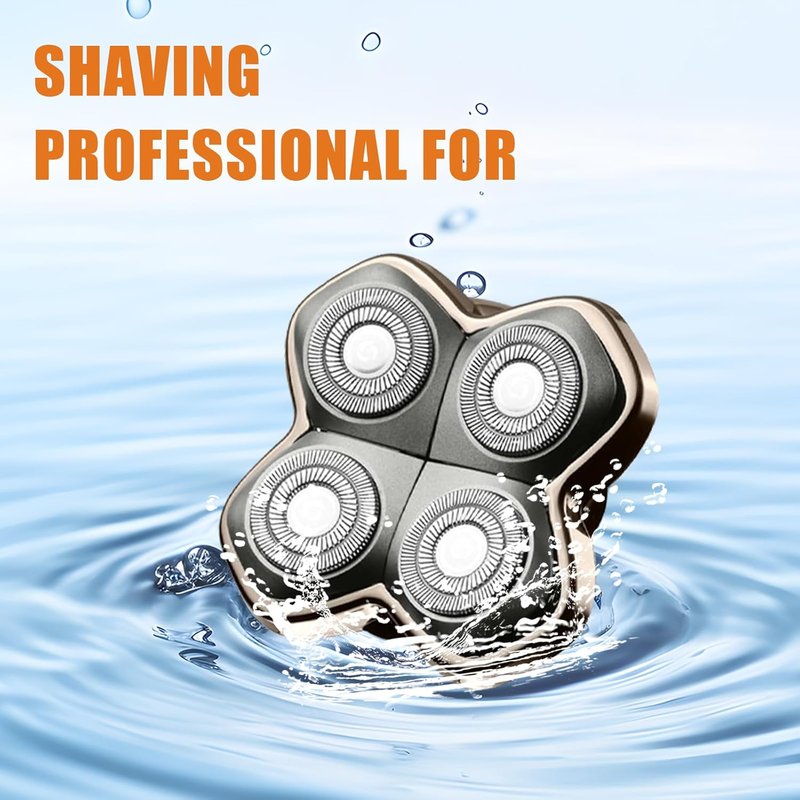 Replacement Blade Shaver PRO - 4 Head Compatible with Skull Pitbull & Butterfly Kiss | 2-Pack