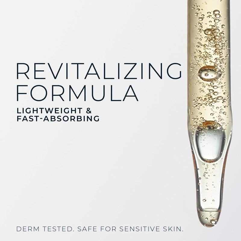 RoC Multi Correxion Revive + Glow 10% Active Vitamin C Serum for Face, Daily Anti-Aging Wrinkle and Skin Tone Skin Care Treatment, Brightening Serum , 1 Fluid Ounce (Packaging May Vary)