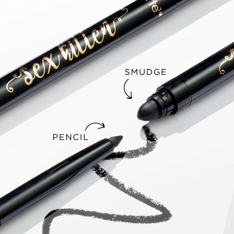 tarte sex kitten liner – Black Full Size Eyeliner Pen with Mineral Pigments for Bold, Nourished Lashes, Waterproof, All-Day Wear, Easy to Apply, Vegan & Cruelty-Free, full size, black