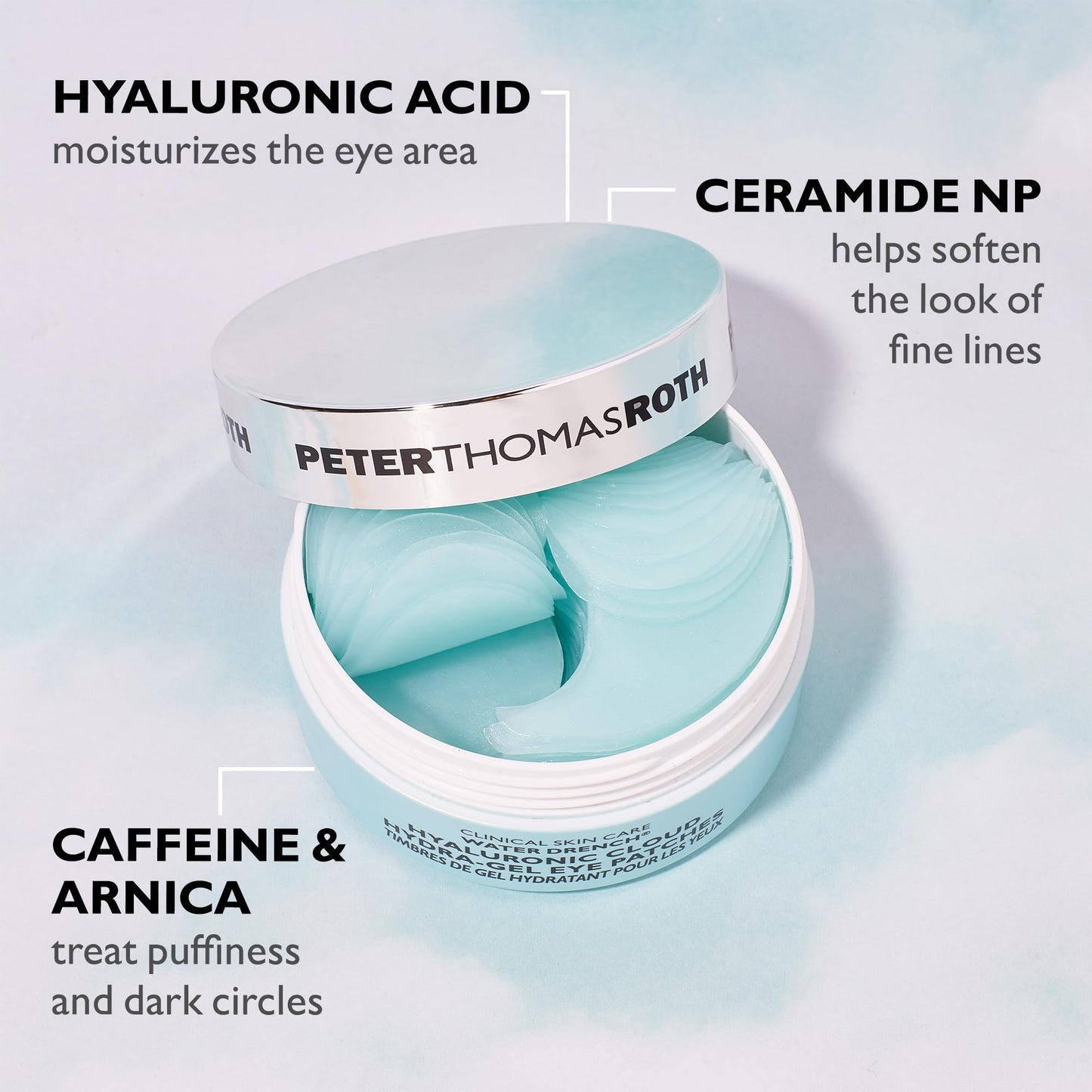 Peter Thomas Roth | Full-Size Vitamin C & Hyaluronic Eye Patches 2-Piece Kit