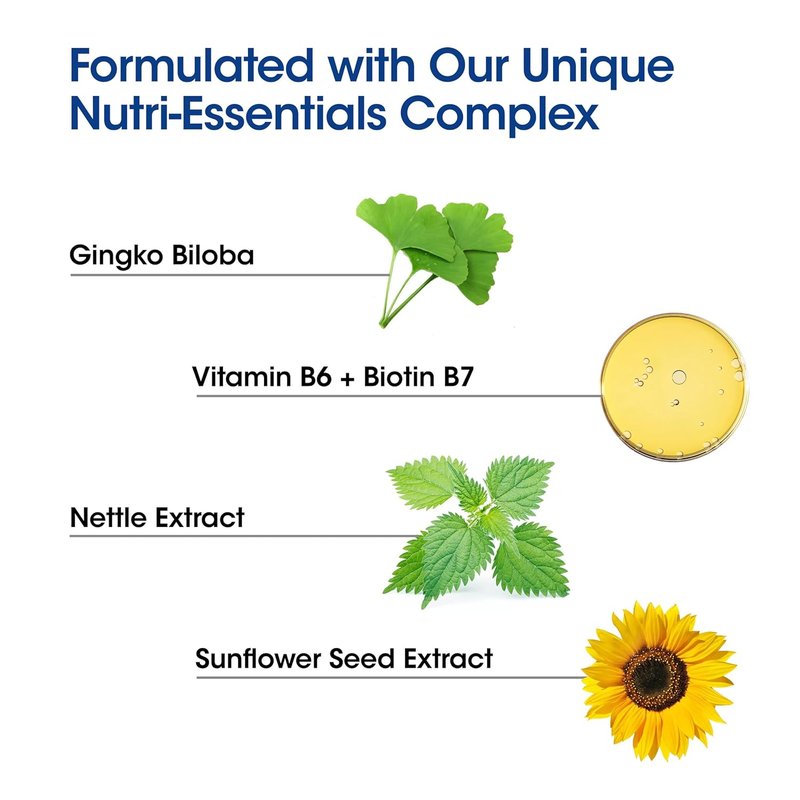 NUTRI-OX Thinning Hair Starter Kit - Thicker, Fuller-Looking Hair | Peppermint | 30-Day Supply