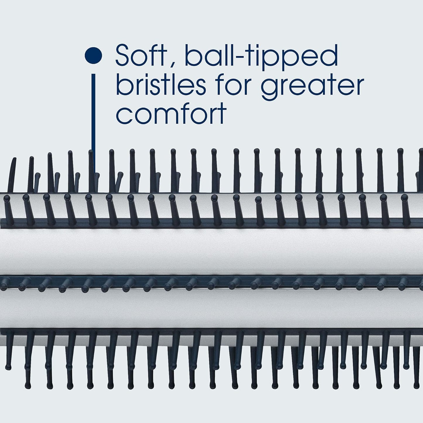 Hair Styling Brush Iron - Create Smooth 2nd Day Styles | 1.5-Inch Ceramic Barrel