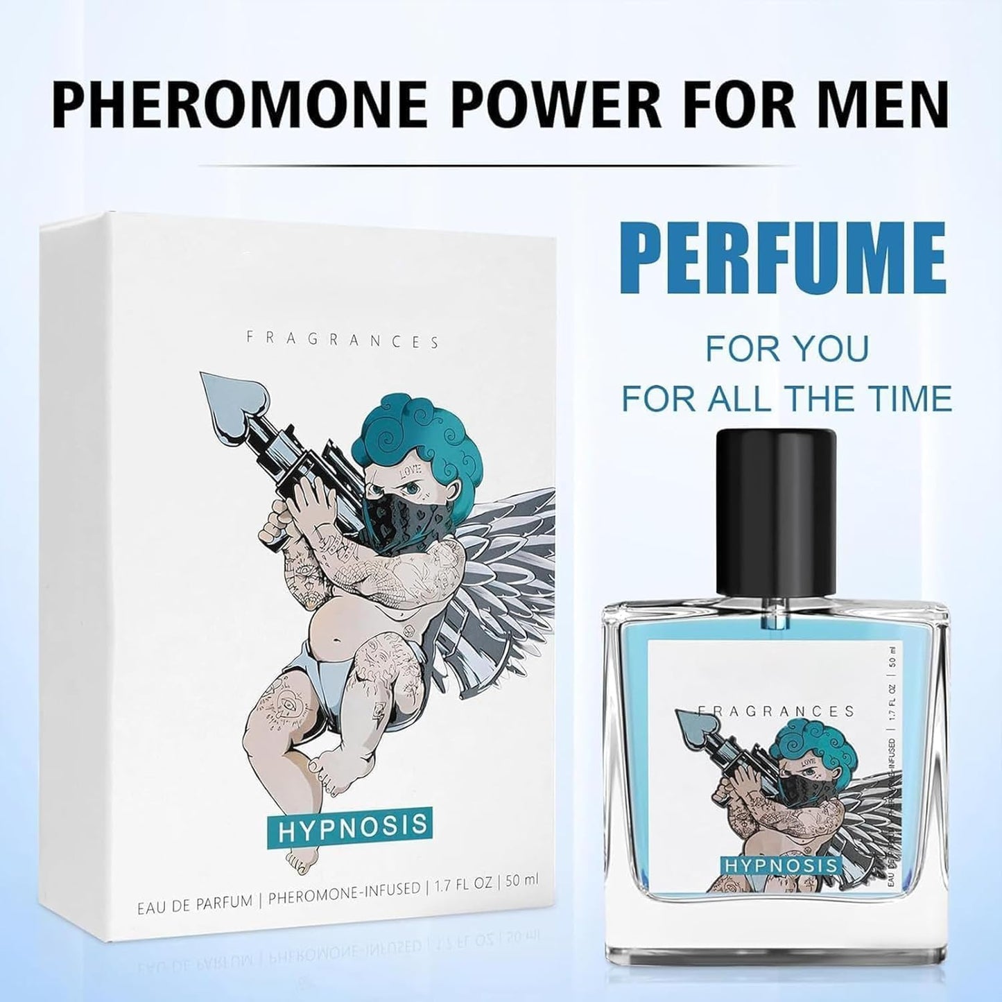 GEBUTP Hypnosis 2.0 Cologne for Men (Enhance Attraction Pheromone-Infused Long Lasting), Natural Herbal Formula-Scent, Men's Fragrances| EDP Perfume Spray