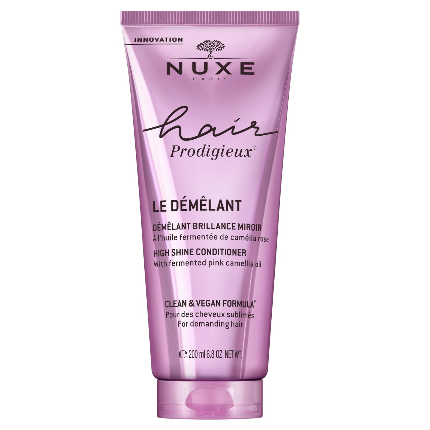 NUXE Hair Prodigieux High Shine Conditioner. Nourishing Detangler to Intensify Hair Shine & Smoothness. For Soft, Shiny Hair. Silicon Free, 6.8 Fl Oz