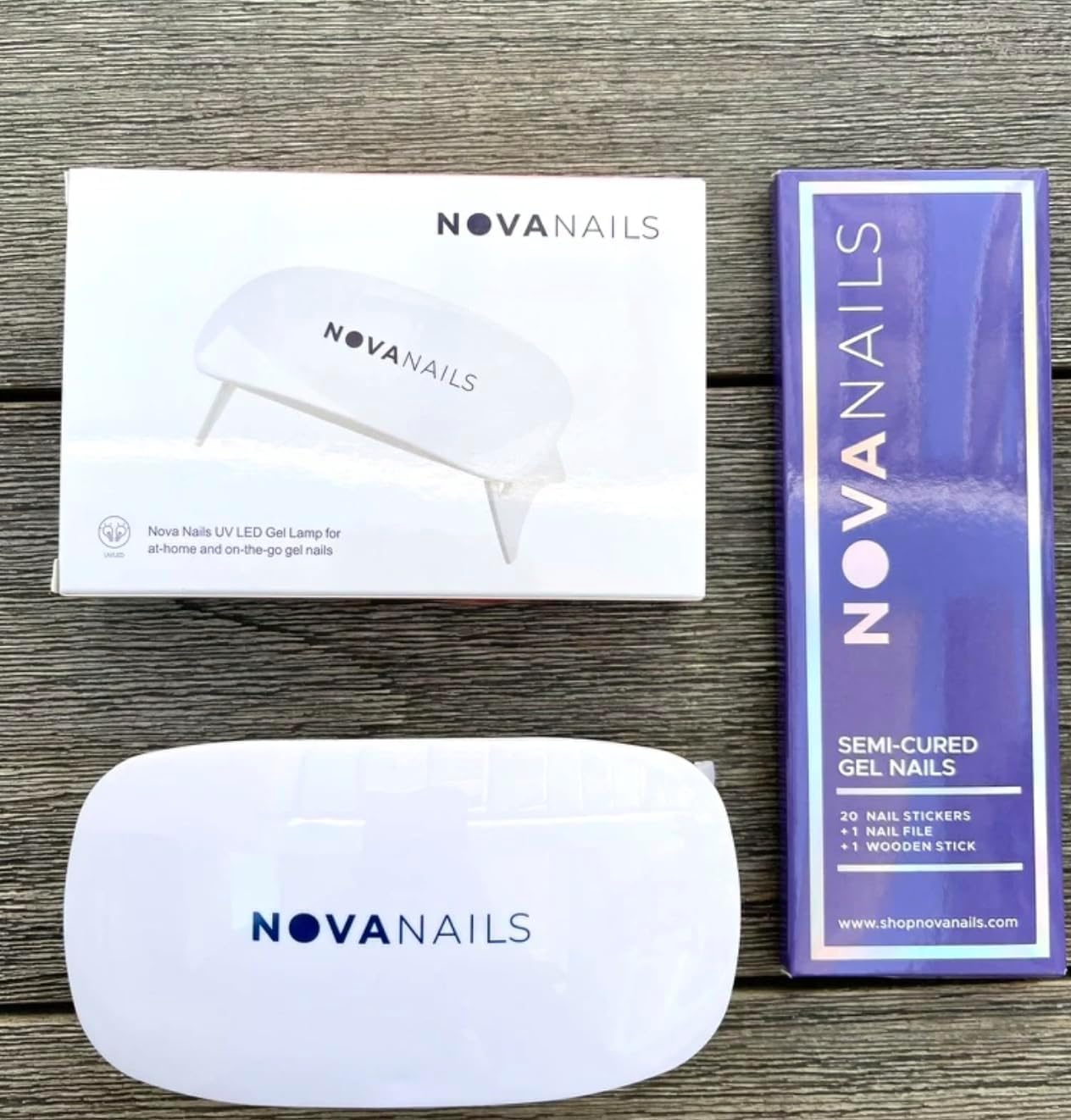 NOVA Gel Nail Lamp - Portable 6W UV Curing Light with 2 Timers | Perfect for Gel Manicure & Nail Art