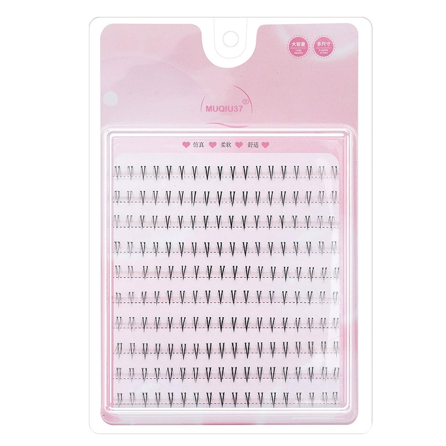 Bottom Lash Clusters Lower Lashes DIY Eyelash Extensions 180PCS 7MM Wispy Natural Look Clear Band False Lashes Individual Bottom Fake Eyelashes (MQ201)