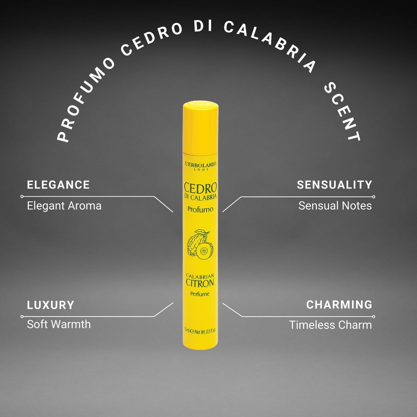 L'Erbolario Healthing pharma Profumo Cedro di Calabria 15 ml, 1