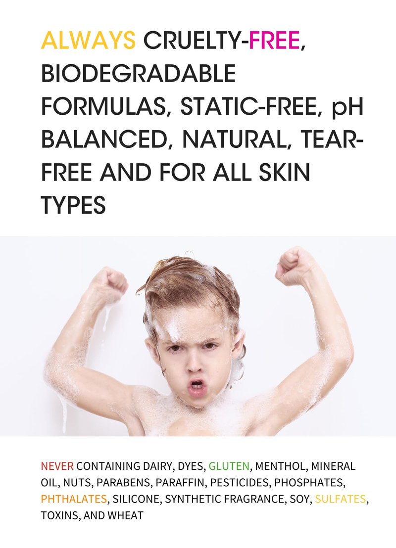 Clean Kids Naturally Conditioner, All-Natural, Vegan, and Cruelty-free, Paraben-Free, EWG Verified, 16 oz (Pack of 2)