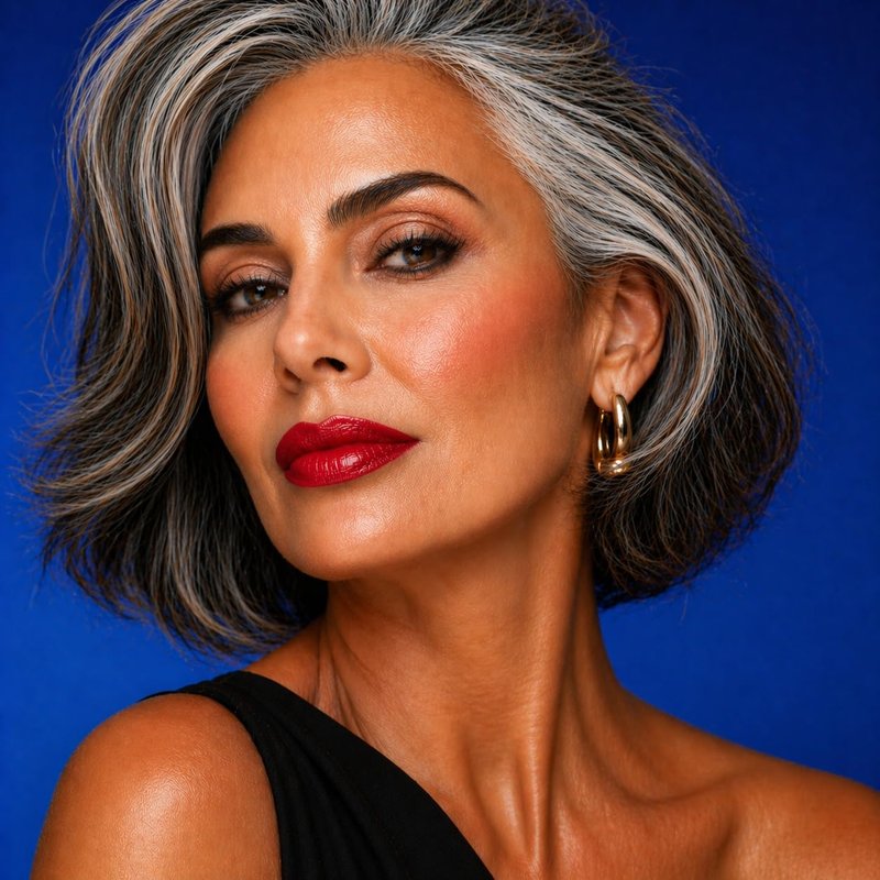 Defiance Beauty Fearless Age-Defying Lipstick Makeup - Moisturizing & Long Lasting Lipstick for Women - Electric Blue-Red