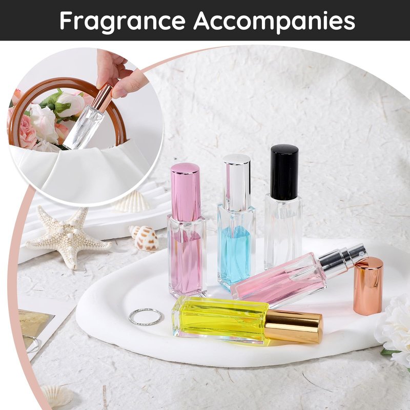 Segbeauty 60pcs 0.1oz Mini Atomizer Sprayer for Perfume, Small Travel Cologne Sprayer with Perfume Transfer Tool, 3ml Bulk Glass Cologne Atomizer Spray Bottle, Glass Travel Refill Bottles with Pump
