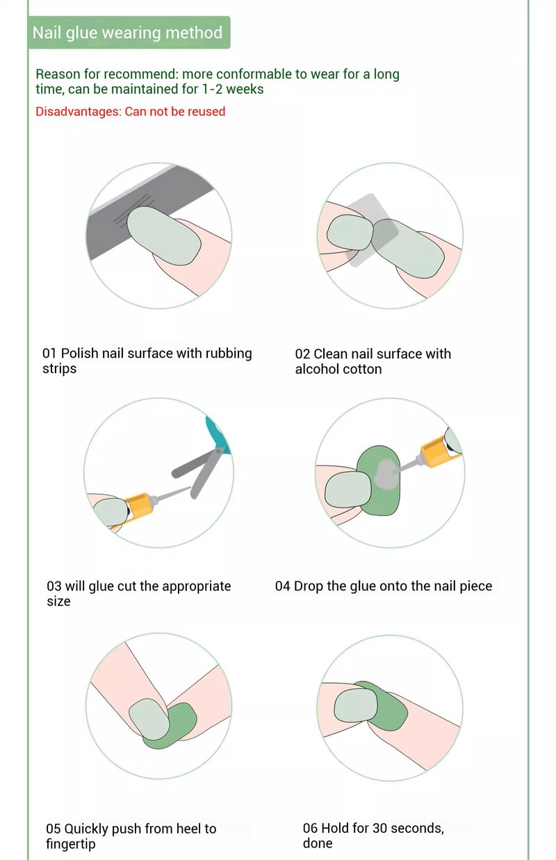 Press on Nails Handmade Almond Medium 3D Flower Design Reusable Fake Nail for Women's 10pcs (Candy Bubble, M)