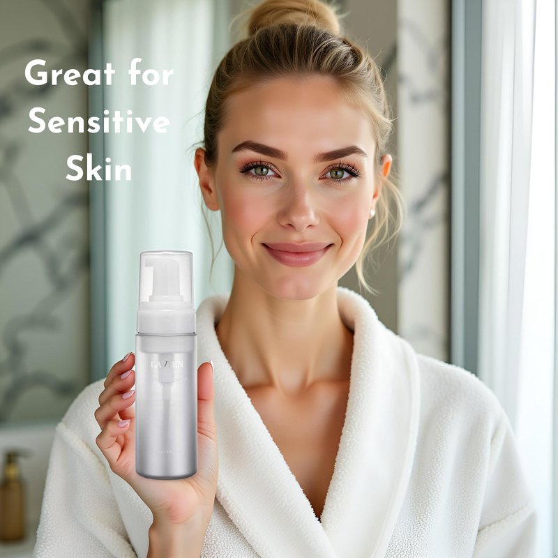 LAVIEN Centella Asiatica Bubble Toner - Foaming Korean Face Toner with CICA for Claming & Hydration - Exfoliating Creaming Toner for Sensitive Skin - 5.07 Fl Oz (150ml)