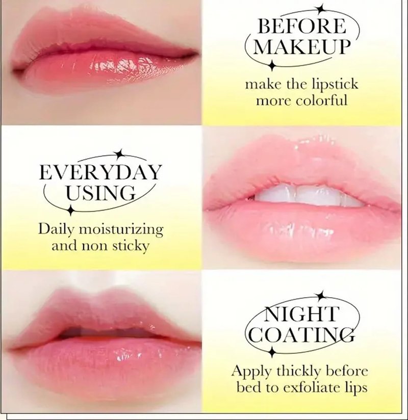 Hydrating Lip Balm for Dry, Cracked Lips - Lip Repair Moisturizer Cream with Papaya Extract for Long-Lasting Moisturizing Smoothing and Softening Suitable for Day & Night Use,6g