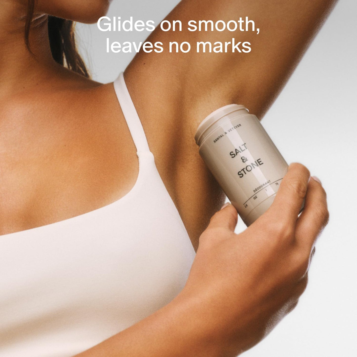 Aluminum-Free Deodorant - Extra Strength 48-Hour Protection for Men & Women | Seaweed Extracts, Niacinamide & Prebiotics | Santal & Vetiver