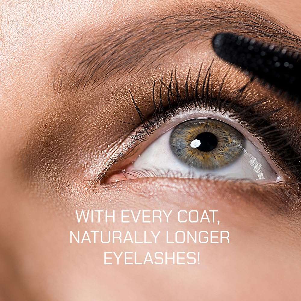 RADIANT PROFESSIONAL Lengthening Volumizing Mascara – Smudge Proof Mascara for Volume and Length – Long-Lasting, Dramatic False Lash Effect – 0.27 Fl oz (03 DAMSON)