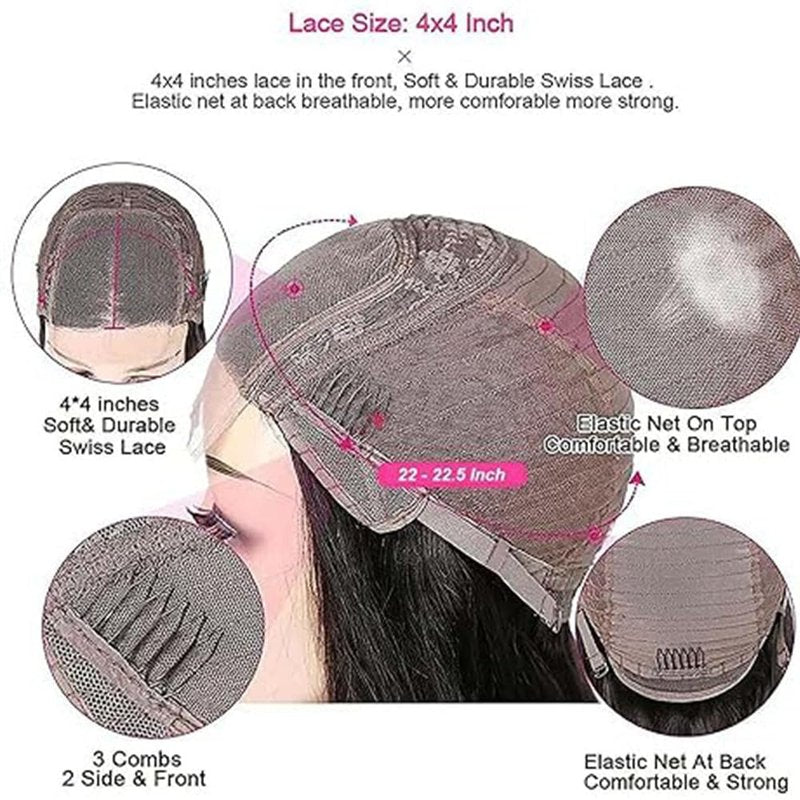 Lagalaga Highlight P4/27 Human Hair Wigs Curly Wave Wigs Human Hair 200% Density Lace Frontal Wig 4x4 Deep Wave Wigs Human Hair Pre Plucked For Black Women