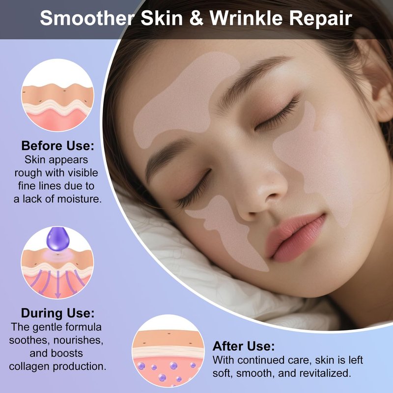 ARMINACO Wrinkle Patches for Forehead & Smile Lines, Overnight Anti-Wrinkle Facial Pads with Hyaluronic Acid, Niacinamide & Vitamin E – Hydrating & Smoothing Skin Care, 36pcs