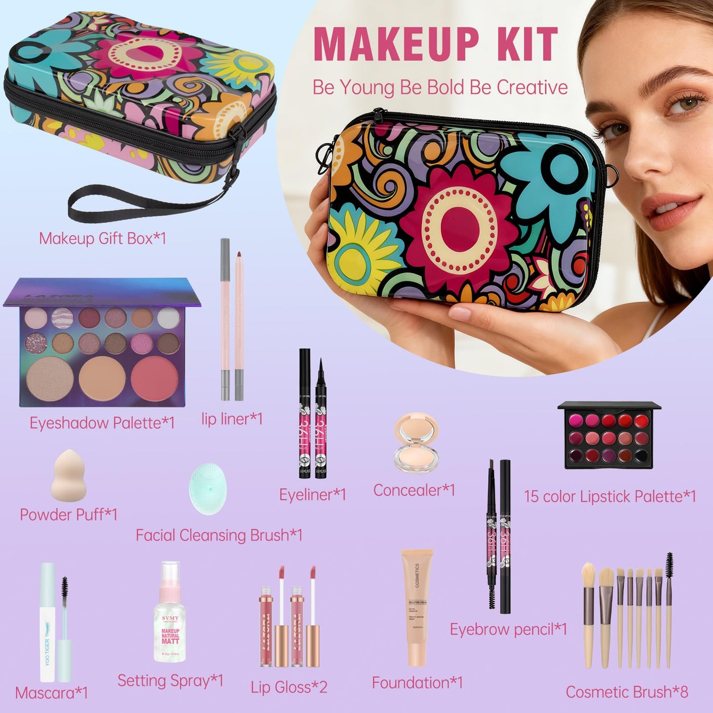 Makeup Set Makeup Kits for Teen Travel Makeup Kit