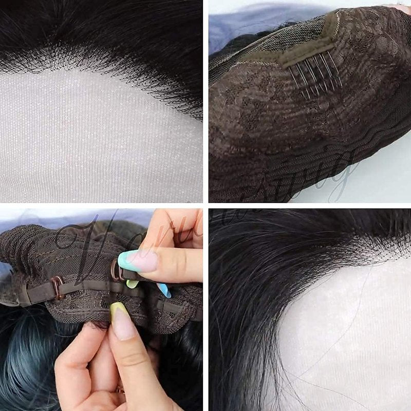 Blonde Long Lace Front Wig - Natural Hairline, Loose Wave, Heat Resistant | 24-Inch Soft Synthetic Wig for Women & Cosplay