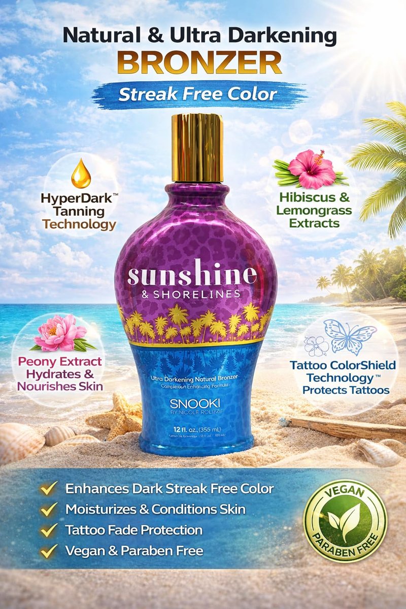Supre Snooki Sunshine & Shorelines Ultra Darkening Natural Bronzer 12 ounces