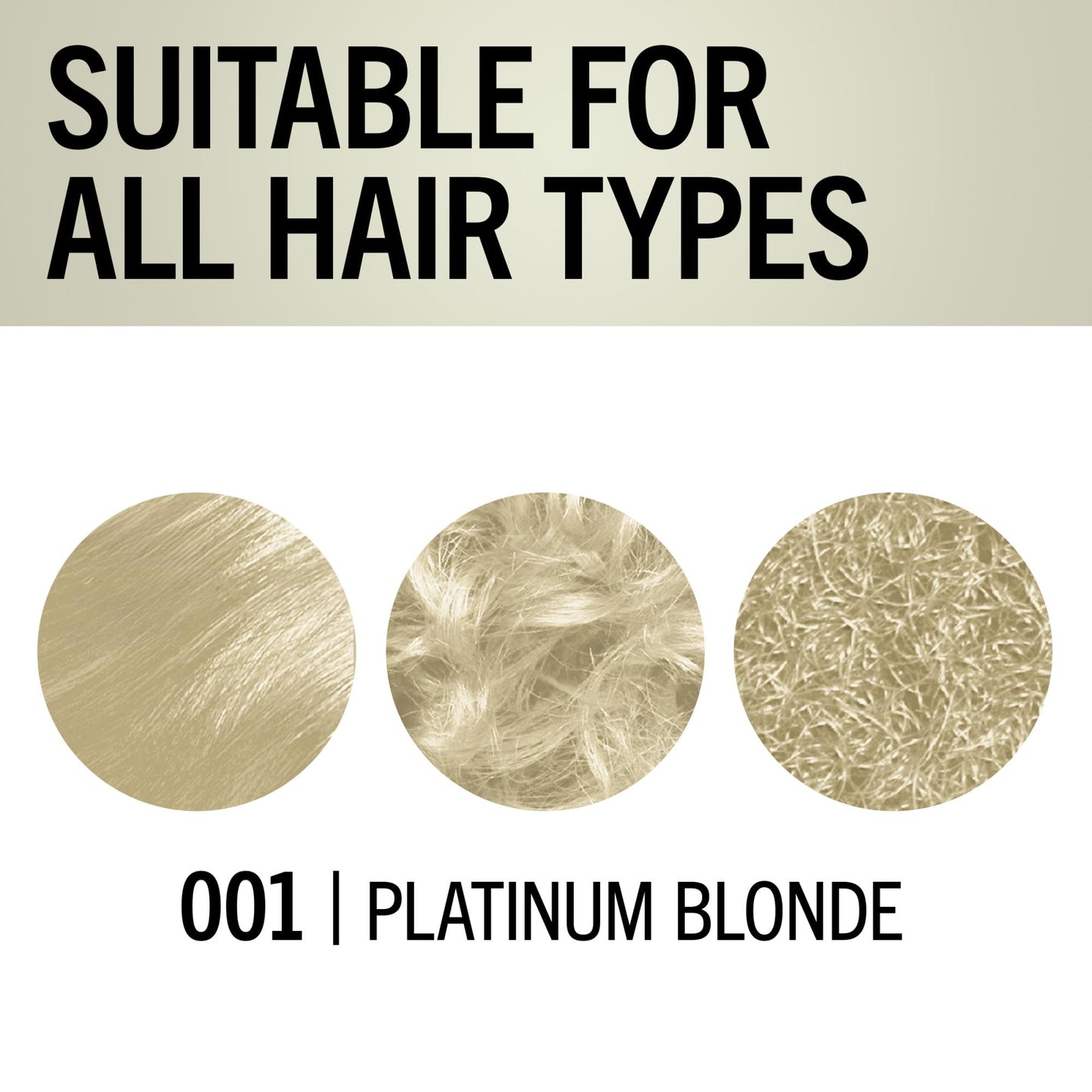 Schwarzkopf Keratin Blonde Hair Dye, 001 High Lift Platinum Blonde, Professional Quality Permanent Hair Color, Bond Enforcing System, Pre-Color Serum & Purple Conditioner Included